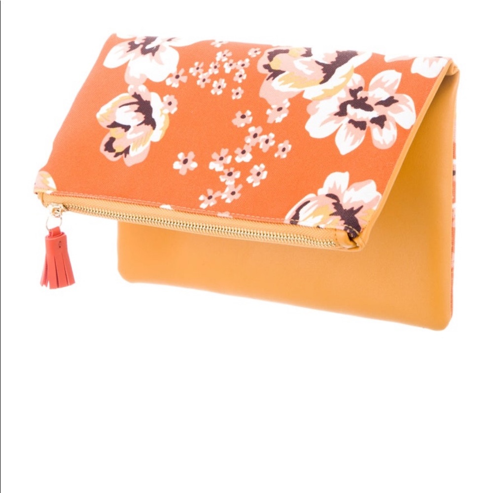Rachel Pally Reversible Veg Leather clutch